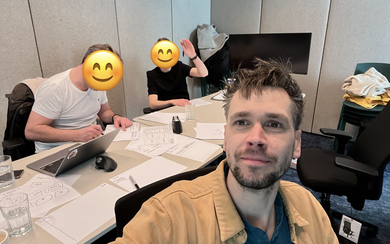 Werksessie aan tafel
