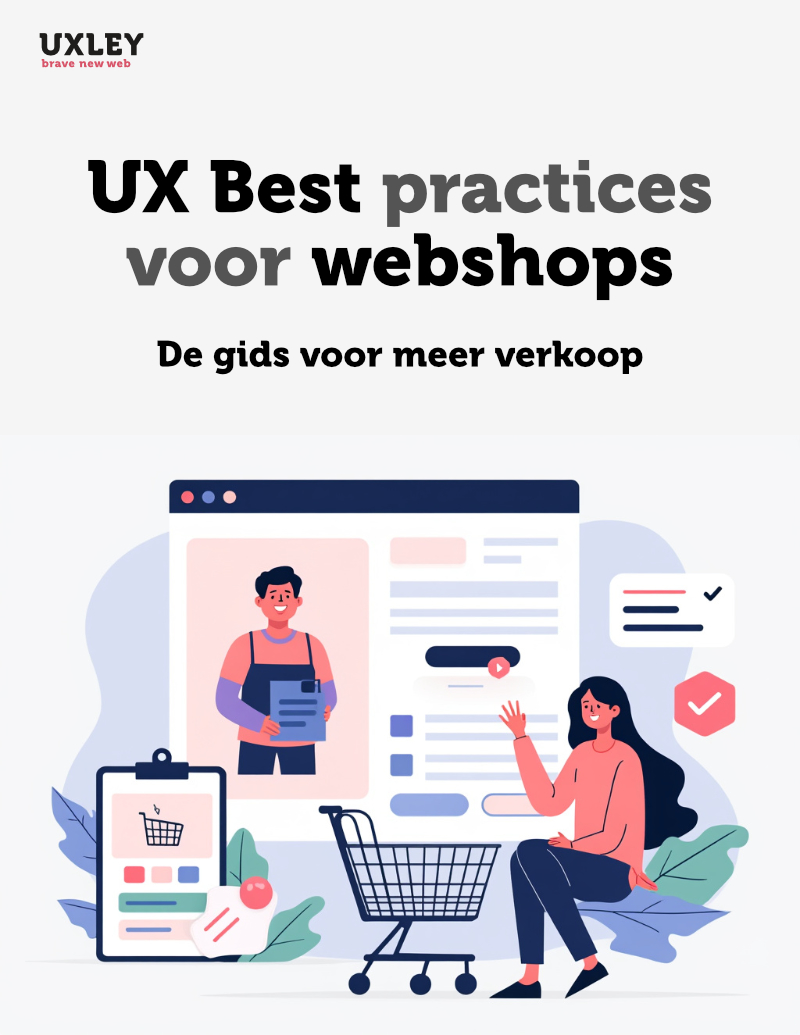 Cover van het eBook UX Best Practices voor Webshops